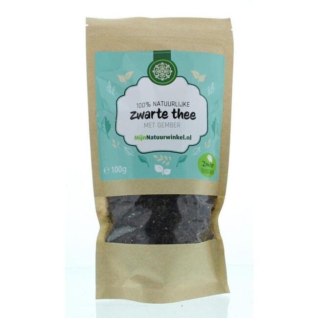 Zwarte thee gember 100 Gram
