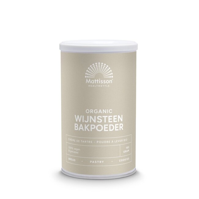 Mattisson Wijnsteenbakpoeder bio 180 Gram