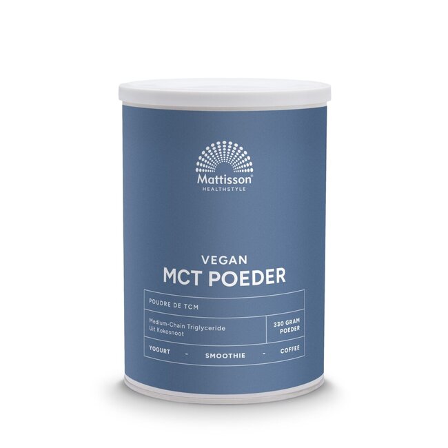 Mattisson Vegan MCT poeder coconut pure 330 Gram