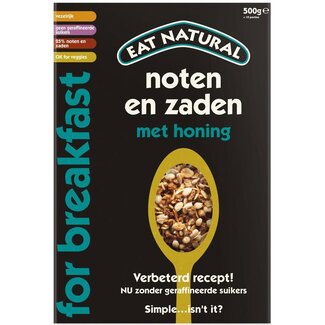 Eat Natural Eat Natural Breakfast noten & zaden 500 Gram