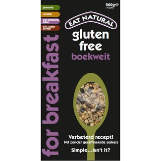 Eat Natural Eat Natural Breakfast boekweit glutenvrij 500 Gram