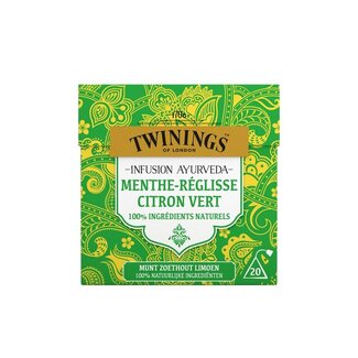 Twinings Ayurveda munt zoethout limoen 20 Zakjes