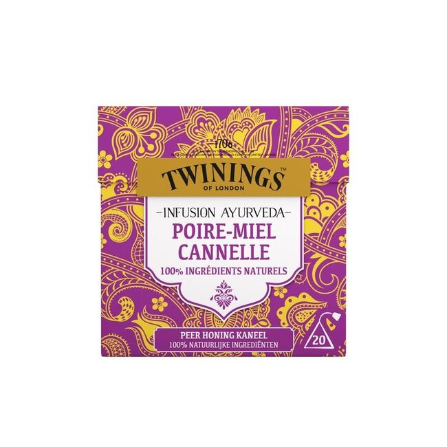 Twinings Ayurveda peer honing kaneel 20 Zakjes