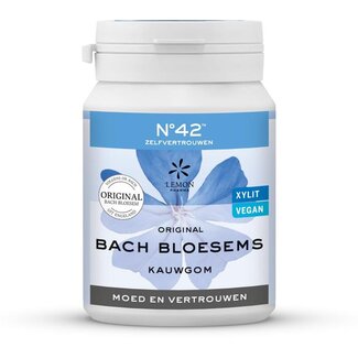Bach Bloesem Bach Bloesem Kauwgom nr. 42 vertrouwen 60 Gram