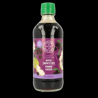 Your Organic Nature Your Organic Nature Diksap appel zwarte bes bio 400 Milliliter