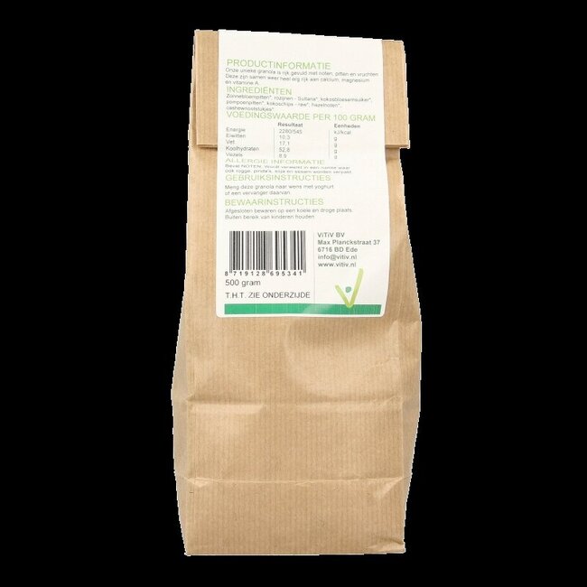Vitiv Granola graines et noix bio 500 g