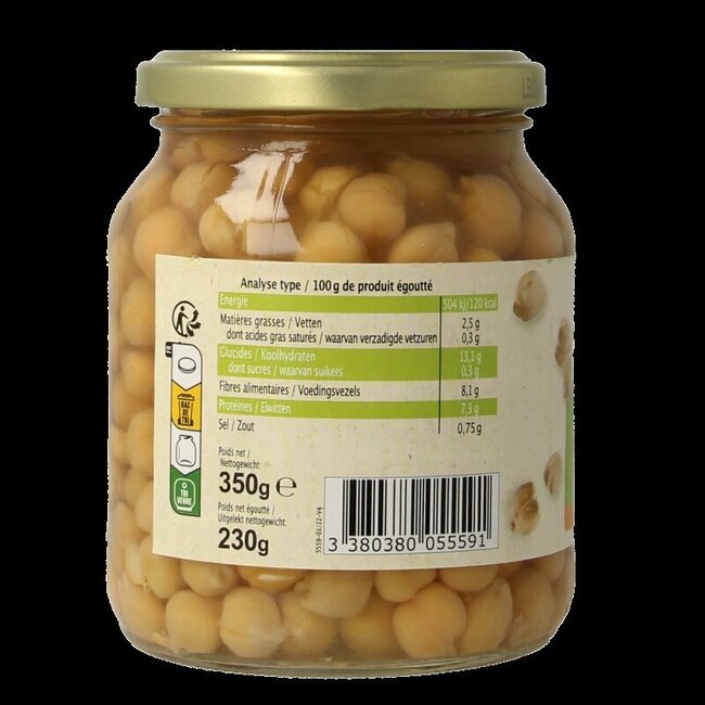 Priméal Pois chiches demeter bio 350 g
