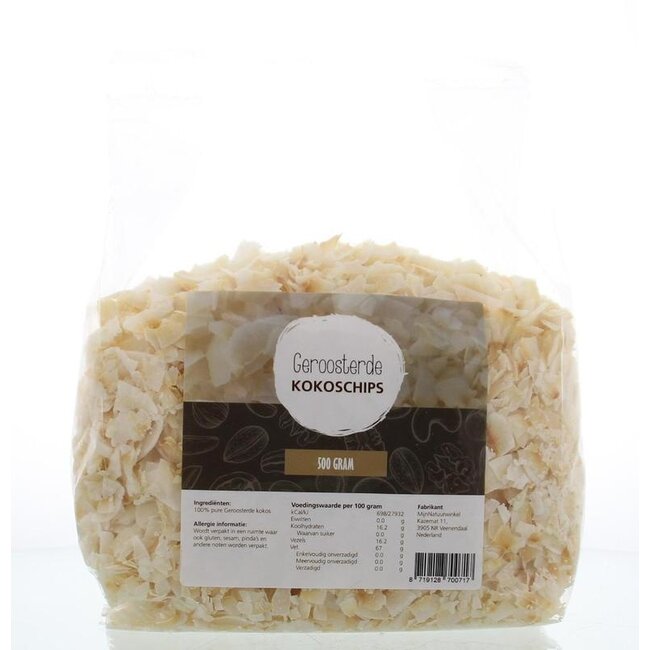 Kokos chips geroosterd 500 Gram