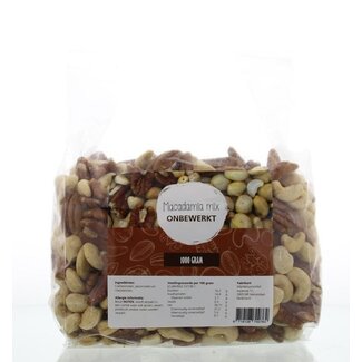 MijnNatuurwinkel Macadamia mix onbewerkt 1 Kilogram