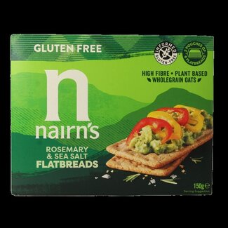 Nairns Nairns Flatbread rosemary & seasalt 150 Gram