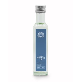 Mattisson Mattisson MCT olie C8 - coconut pure - 99% caprylic acid 250 Milliliter