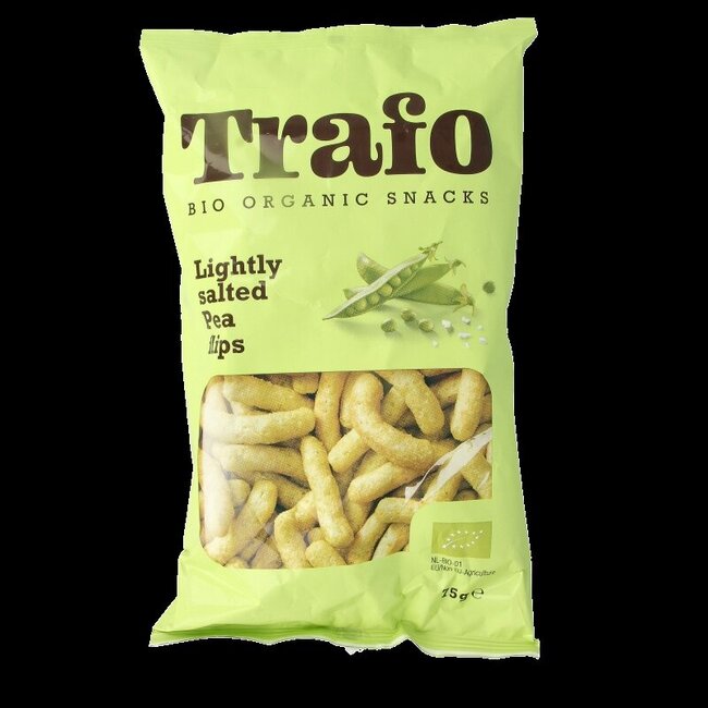 Pea / erwten flips bio 75 Gram