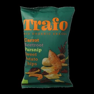Trafo Trafo Groente chips bio 100 Gram