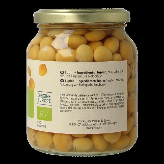 Lupin au naturel bio Priméal 340 g