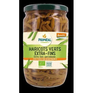Primeal Primeal Haricots verts sperziebonen demeter bio 690 Gram