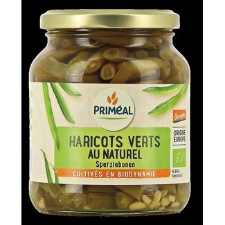Primeal Primeal Haricots verts sperziebonen demeter bio 340 Gram