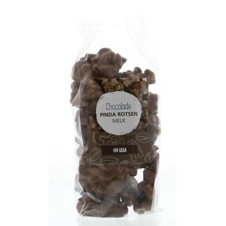 MijnNatuurwinkel MijnNatuurwinkel Pindarotsen melk home made 400 Gram