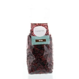 MijnNatuurwinkel MijnNatuurwinkel Cranberries rietsuiker 400 Gram