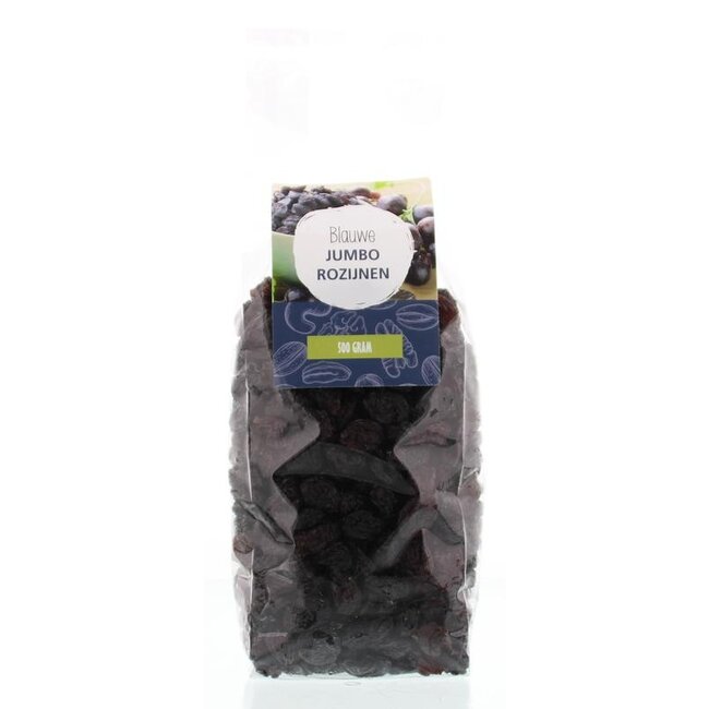 MijnNatuurwinkel Blauwe jumbo rozijnen 500 Gram