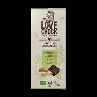 Lovechock Lovechock Pistache almond bio 70 Gram