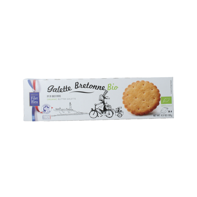 Island Bakery Boter galettes koekjes bio 130 Gram