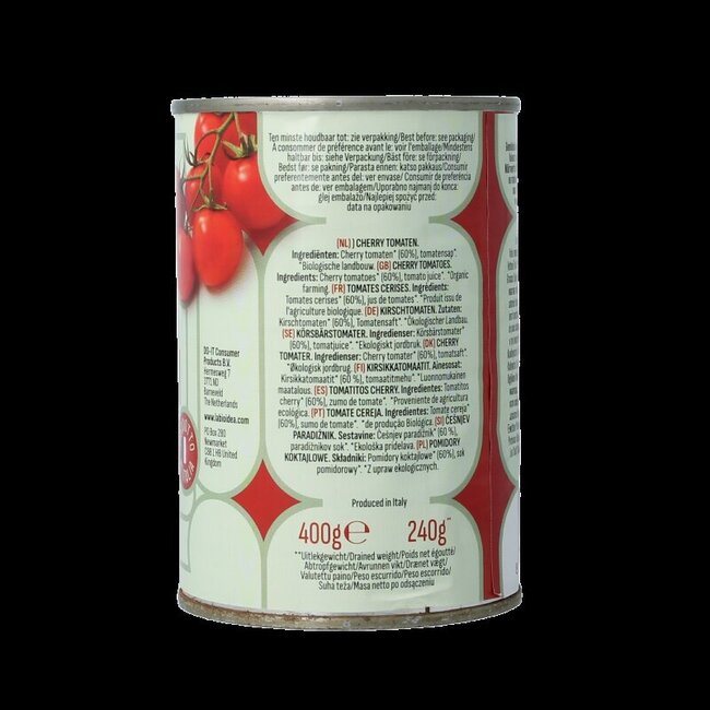 La Bio Idea Cherrytomaten in blik bio 400 Gram