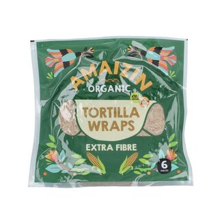 Amaizin Tortillawraps extra fibre bio 6 Stuks