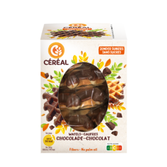 Cereal Cereal Chocoladewafels zacht zonder suikers 150 Gram