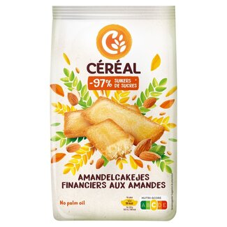 Cereal Cereal Amandelcakejes minder suikers 175 Gram