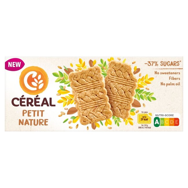 Cereal Petit nature minder suiker zonder zoetstoffen 200 Gram