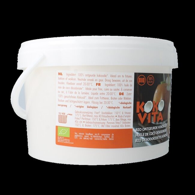 Kokovita Huile de coco bio 4150 Millilitres