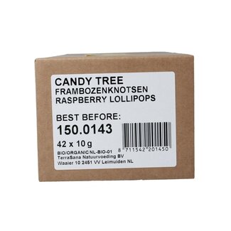 Candy Tree Candy Tree Frambozenknotsen navul bio 42 Stuks