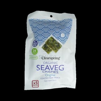 Clearspring Clearspring Seaveg - crispies original multipack bio 20 Gram
