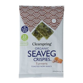 Clearspring Clearspring Seaveg - Crispies curcuma bio 4 g
