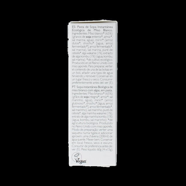 Clearspring Pâte à soupe miso blanc bio 60 g