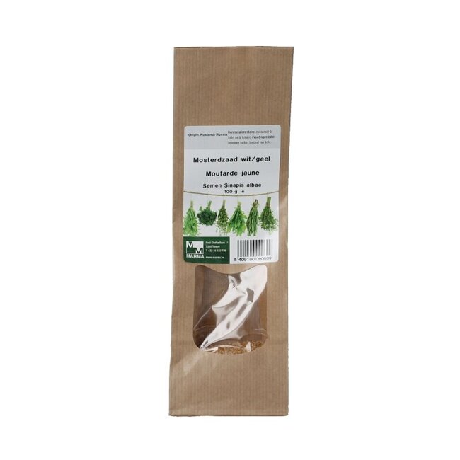 Marma Mosterdzaad wit/geel 100 Gram
