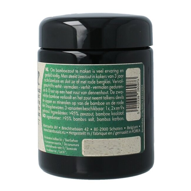 Sel de bambou gros grain brûlé 9 fois 270 g