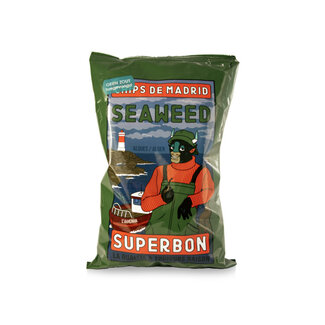 Superbon Chips met zeewier zonder toegevoegd zout 125 Gram