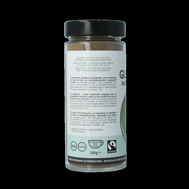 Amanprana Gula Java Matcha & Café Bio 230 g