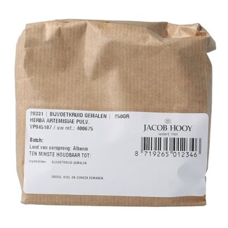 Jacob Hooy Jacob Hooy Armoise moulue 250 grammes