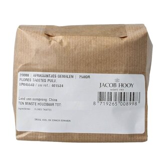 Jacob Hooy Afrikaantjes gemalen 250 Gram