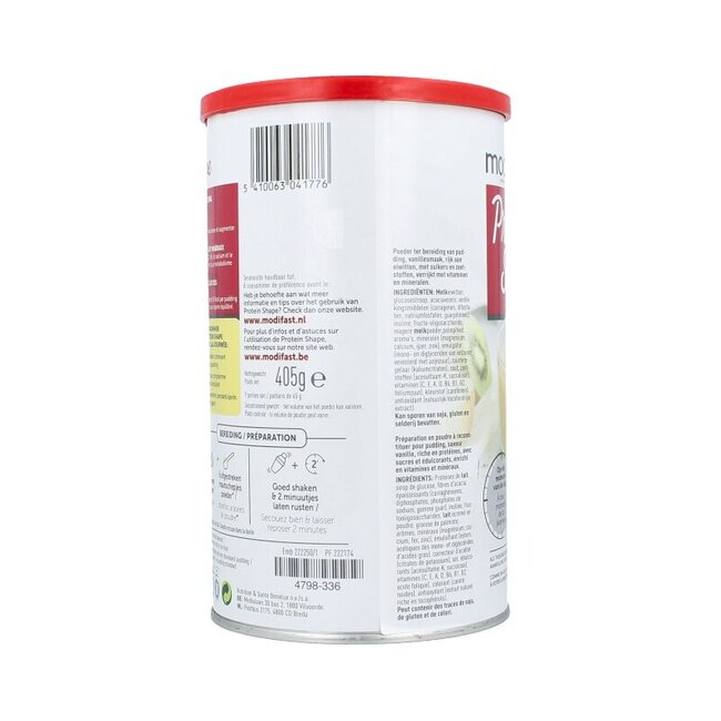 Modifast Protéine Shape Pudding Vanille 405 Grammes
