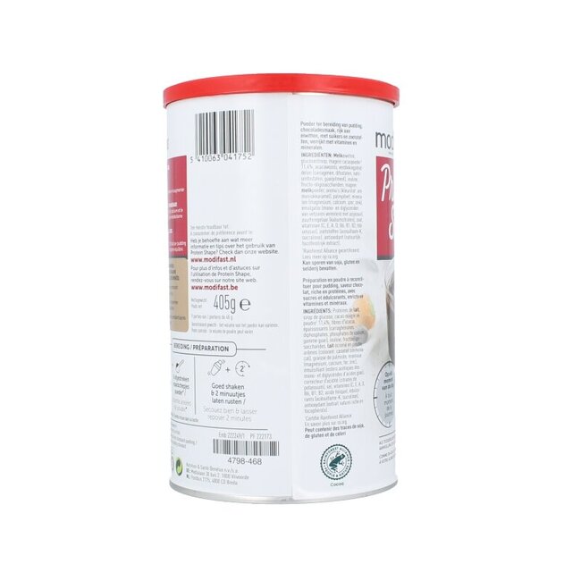 Modifast Proteine shape pudding chocolate 405 Gram