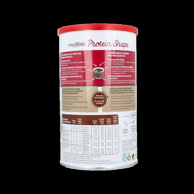 Modifast Protéine Shape Pudding Chocolat 405 Grammes