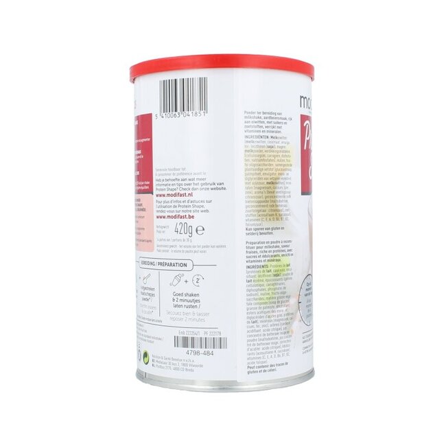 Modifast Protein Shape Milkshake Fraise 420 g