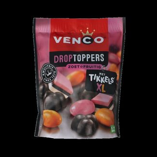 Venco Venco Droptoppers fruitig 225 Gram