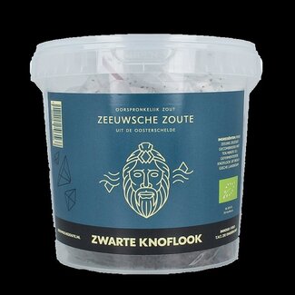 Zeeuwsche Zoute Zeeuwsche Zoute Sel à l'ail noir bio 1 kg
