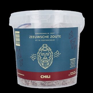 Zeeuwsche Zoute Sel au piment Zeeuwsche Zoute en seau de 1 kilogramme