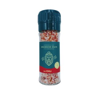 Zeeuwsche Zoute Zeeuwsche Zoute Zoutmolen zout met chili 50 Gram