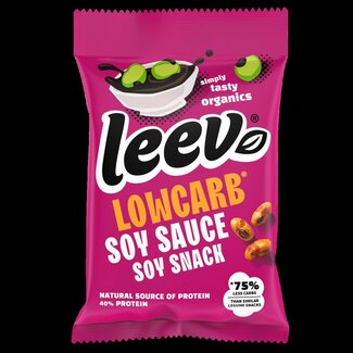 Leev Leev Lowcarb snack soyabonen  soya saus bio 45 Gram
